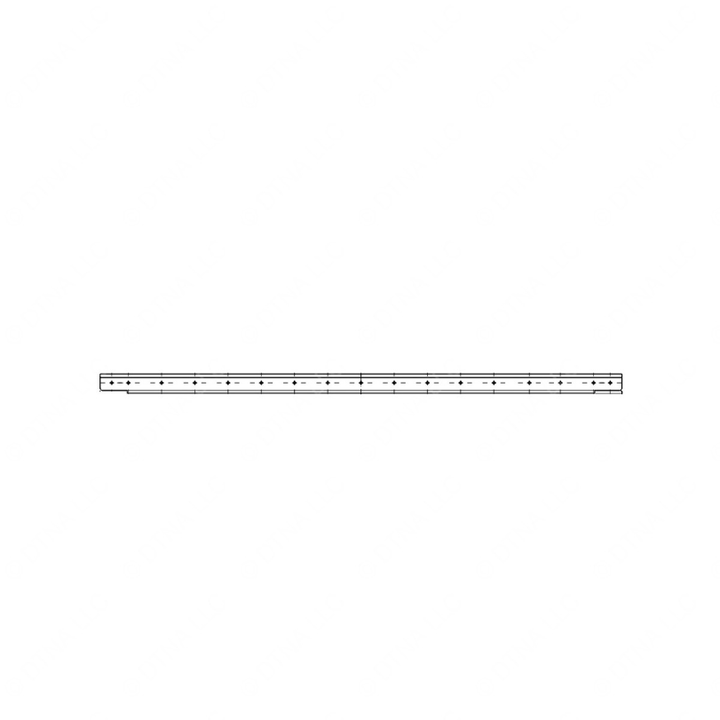 TBB 204653 DRIP RAIL, REAR STEEL