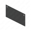TBB 204761 COVER,REAR,A/C PASS THRU,DAVENPORT SHELF