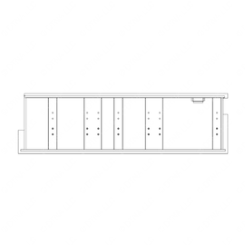TBB 204768 DAVENPORT SHELF,WELD ASM, ISL-G