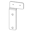 TBB 205549 BELT GUARD SUPPORT HDX REAR ENGINE LEFT