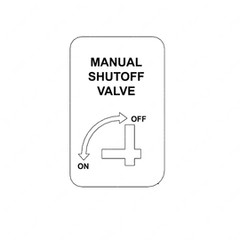 TBB 206365 LABEL-SHUTOFF FUEL,CNG