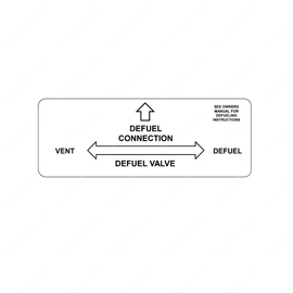 TBB 206370 LABEL-DEFUEL,CNG