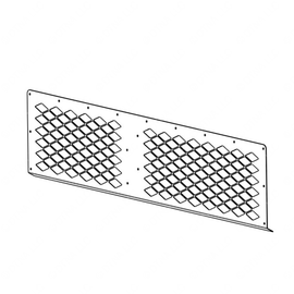 TBB 206415 GRILL, CM3 CONDENSER, LEFT SIDE, A/C, MI