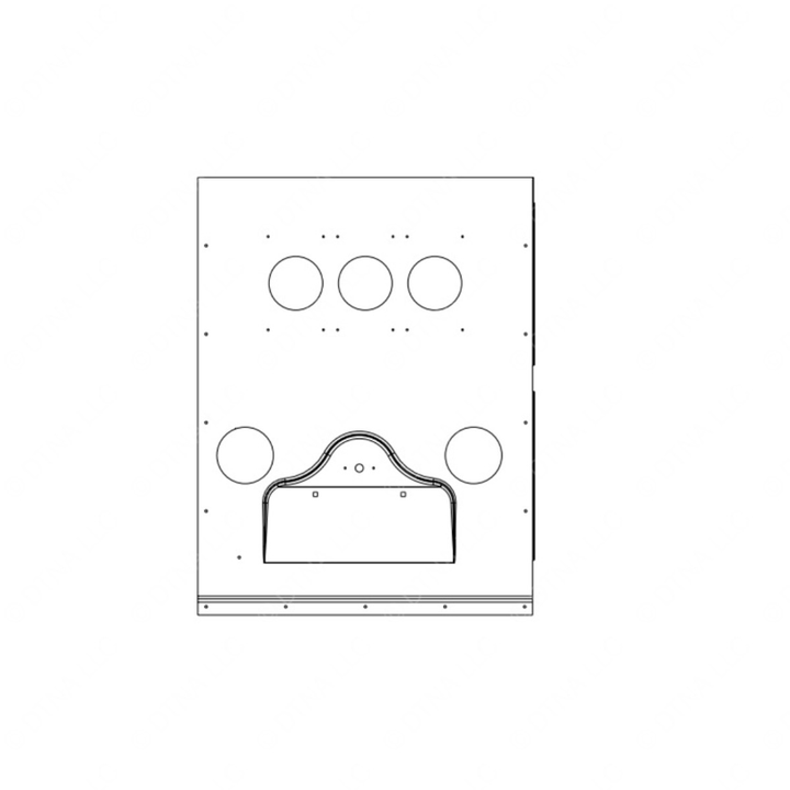 TBB 206514 PANEL LOWER, LS, REAR, OMIT REAR EMRG. D