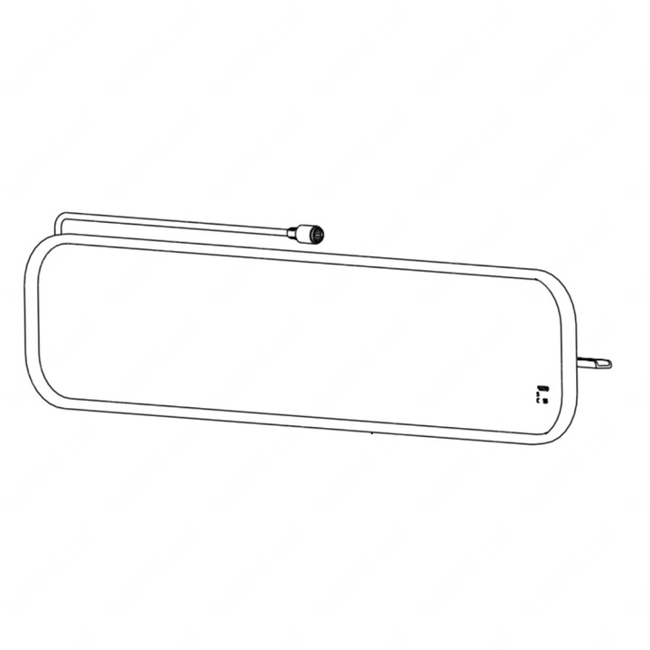 TBB 207003 MIRROR INTERIOR LEVER LOCK BACKUP CAM