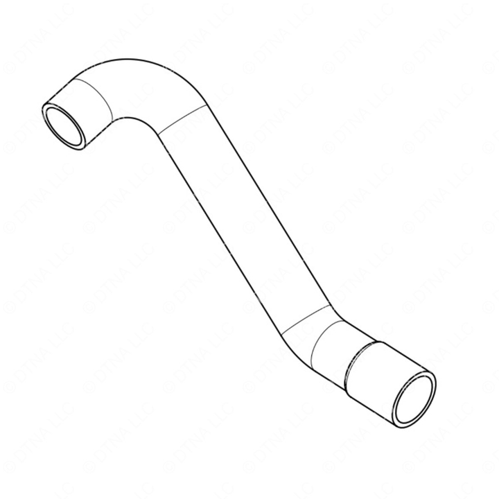 TBB 207285 HOSE LWR RAD B/S DD8 HDX
