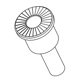 TBB 207435 SEAT ANCHOR, 2.16" LONG, S.T.A.R.S. MOUN