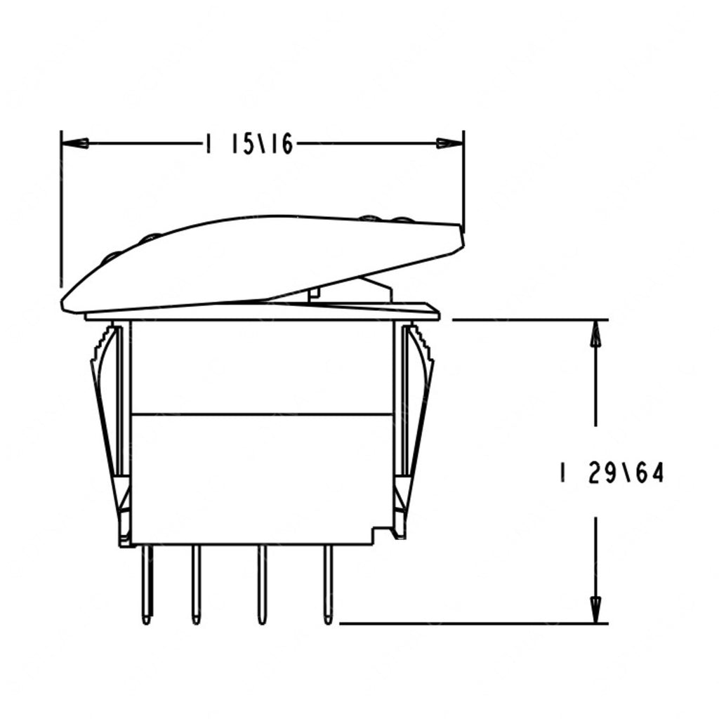 TBB 210548 SWITCH DASH LUGGAGE COMPARTMENT LAMP
