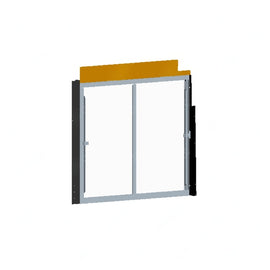 TBB 210677 DRIVERS WINDOW CLEAR LAMINATED MILL210BX
