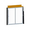 TBB 210686 DRIVERS WINDOW CLEAR LAMINATED BLACK