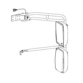 TBB 216384 MIRROR ASM. HEATED, REMOTE, RS SYSTEM A