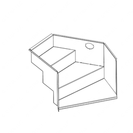 TBB 220048 STEPWELL ASM FRT FLUSH