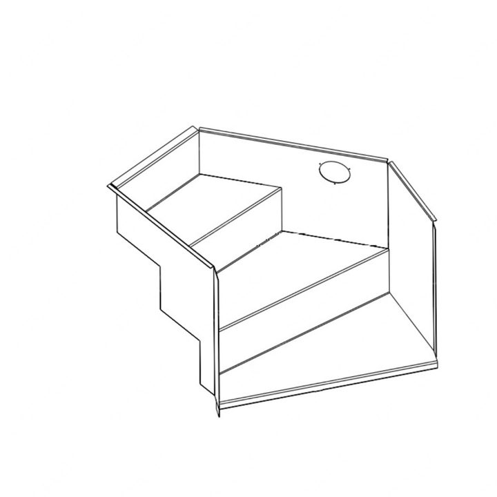TBB 220048 STEPWELL ASM FRT FLUSH