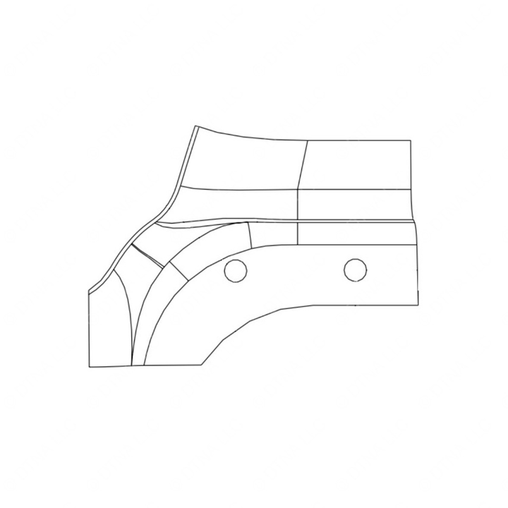 TBB 221758 FISH PLATE RS APILLAR INTERIOR C2