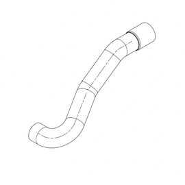 TBB 221956 HOSE RAD LWR SIL CUM HDX