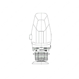 TBB 222399 DRIVERS SEAT NATIONAL COMMODORE SERIES