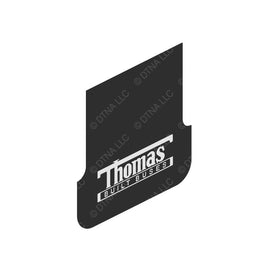 TBB 222659 MUD FLAP RUBBER W/LOGO HDS
