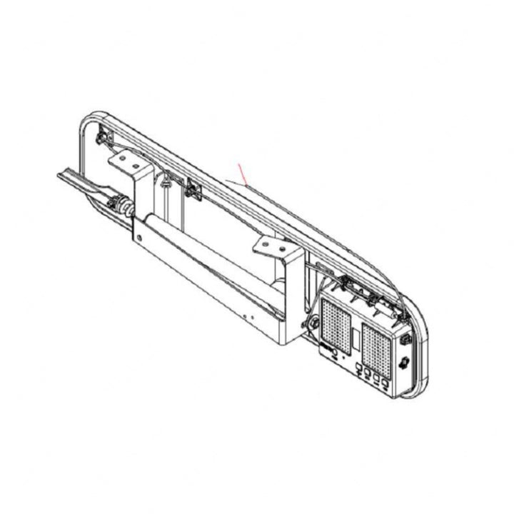 TBB 222956 6X30 INT MIRROR LEVER LOCK BACKUP