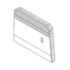 TBB 226107 36"FOAM ASM WALL MT BARRIER HB