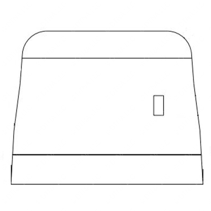 TBB 226108 39" FOAM ASM WALL MT BARRIER HB