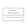 TBB 227093 LABEL CNG VENT LOC