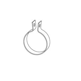 TBB 227121 CLAMP EXHAUST PIPE MTG 4 DIA
