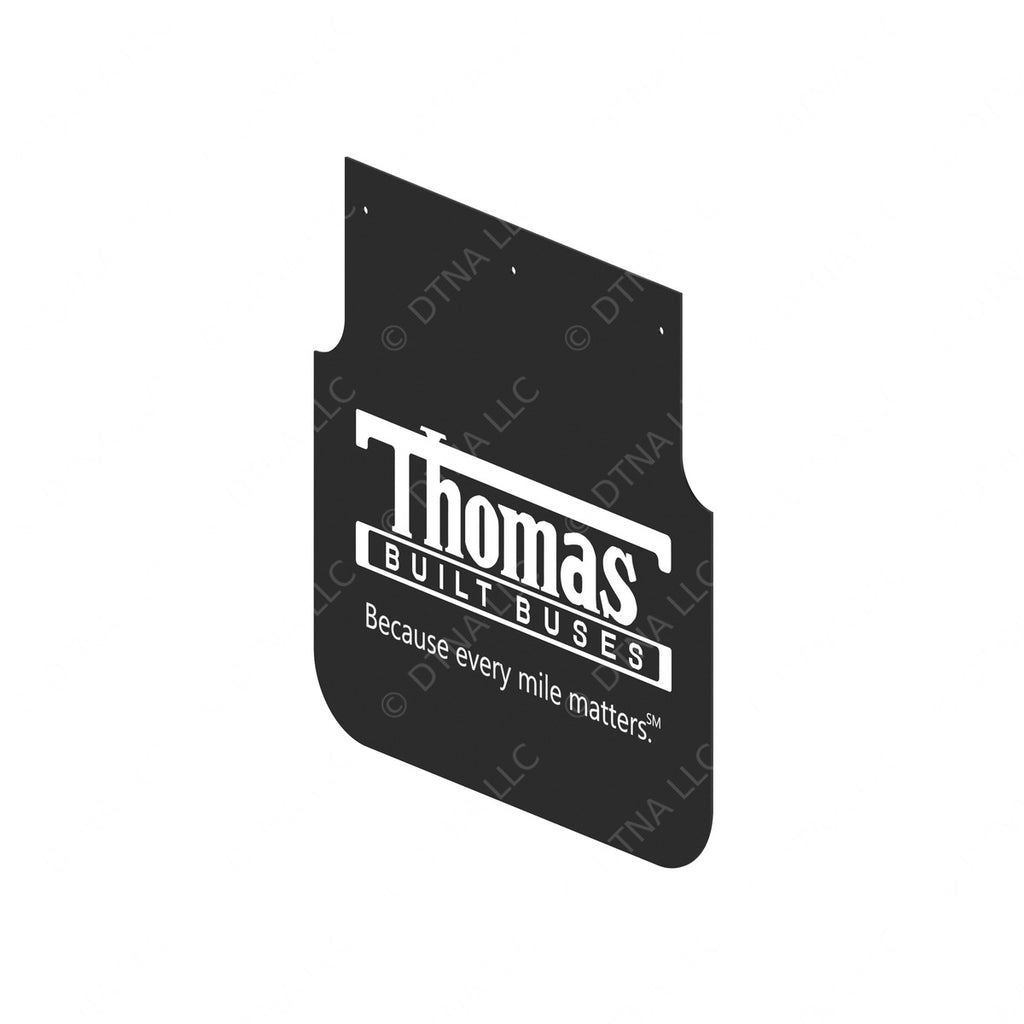 TBB 232130 MUD FLAP REAR W/ LOGO C2 MVP EF