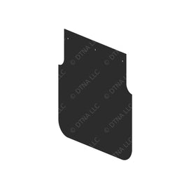 TBB 232131 MUD FLAP REAR 22.5X22.5 W/O LOGO C2