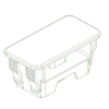 TBB 232883 SWITCH BLANK,MQ COVER,BLACK