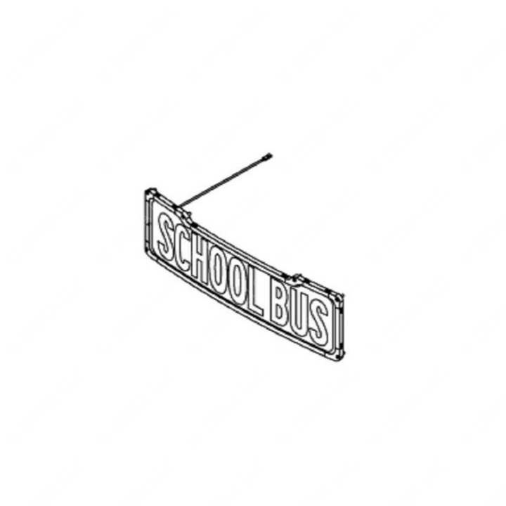 TBB 235197 ILLUMINATED DEST SIGN KIT REFLECT FRT C2