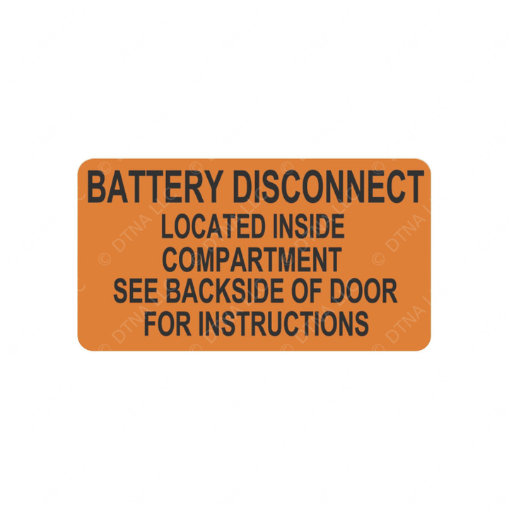 TBB 247803 LABEL DIS INST BATT C
