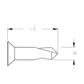 TBB 29920034 SCREW - DRILL 1/4 - 20X