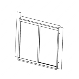 TBB 45005549 DRIVER WDO,CLEAR,LAM