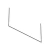 TBB 45018603 WINDSHIELD TRIM EXTER TEE MOLD FRT