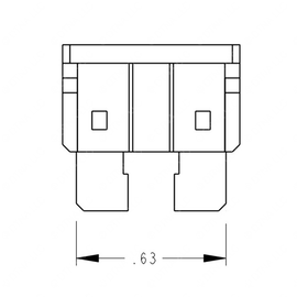 TBB 52000516 FUSE-25 AMP,(AUTOFUS