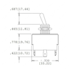 TBB 52001195 SWITCH - ON/OFF, TOGGLE