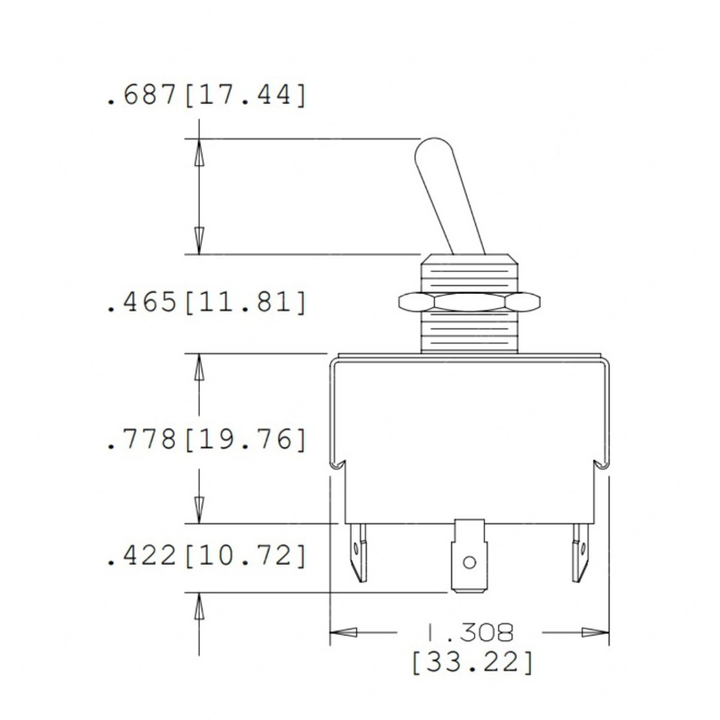 TBB 52001195 SWITCH - ON/OFF, TOGGLE