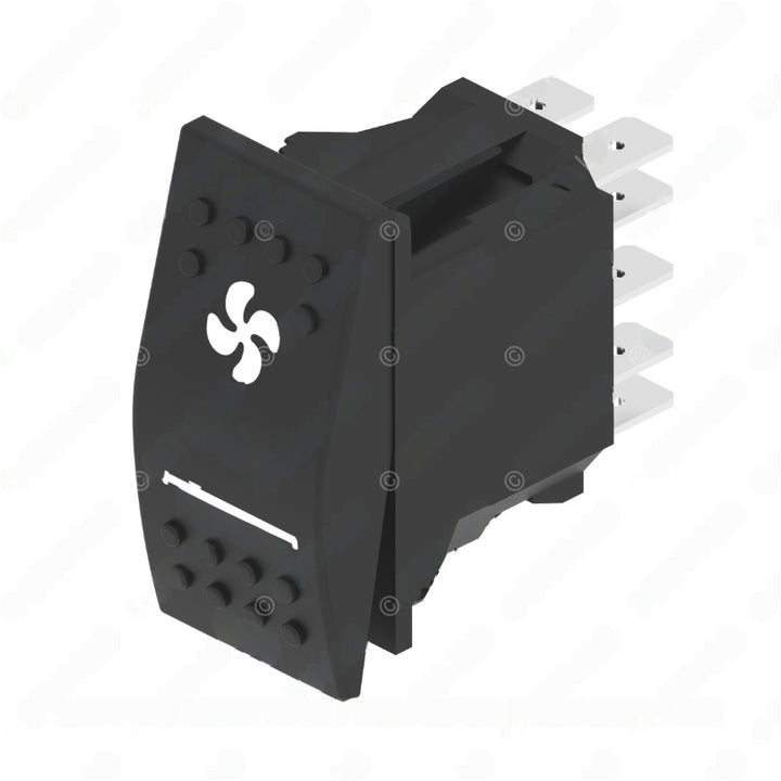 TBB 52003133 SWITCH - ROCKER, FAN2