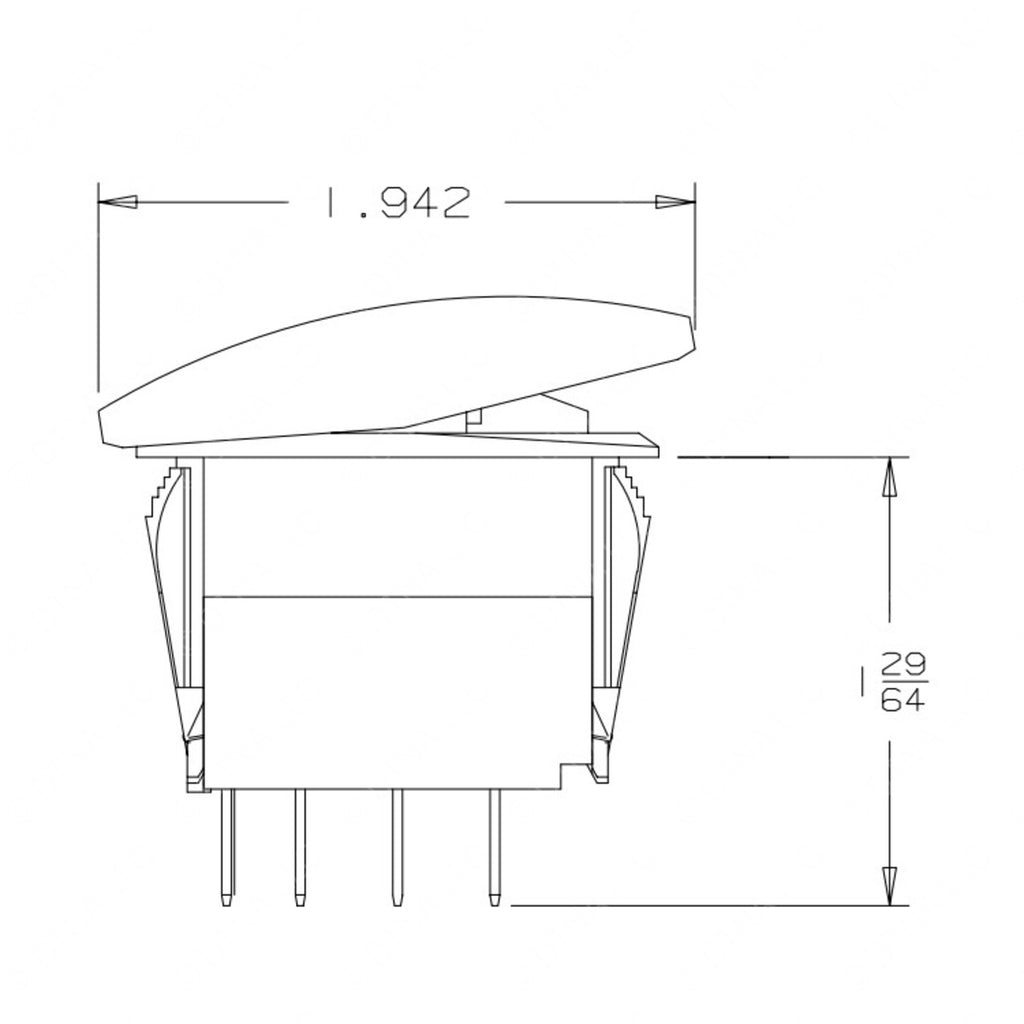TBB 52003182 SWITCH - ROCKER, W/S W
