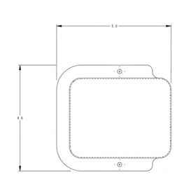 TBB 52005395 SWITCH COVER REAR/SIDE