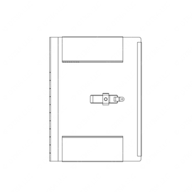 TBB 54001736 DOOR - BATT BOX W/LOCK