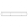 TBB 54002103 GUARD RAIL LEFT SIDE