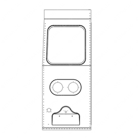 TBB 55002600 PANEL - EXTR LS RR END