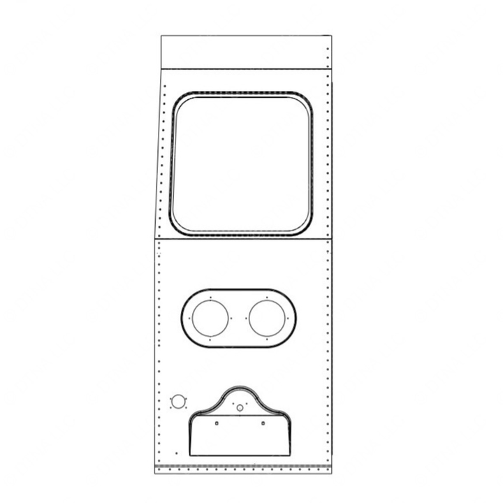 TBB 55002600 PANEL - EXTR LS RR END