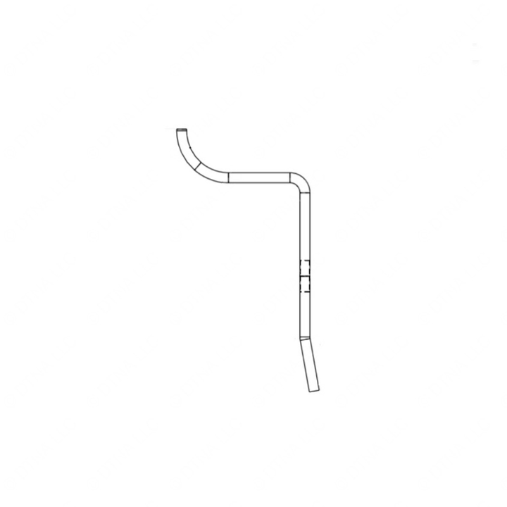 TBB 56001405 DRIP MOLDING FRT HOOD RS FORD/GM DRW