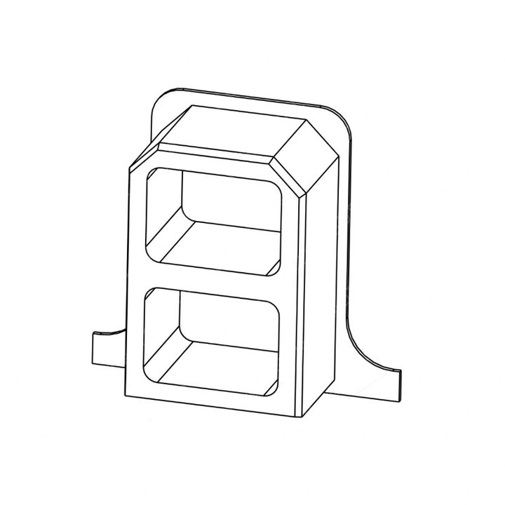 TBB 59002827 CAP-END,SEAT RAIL,SI