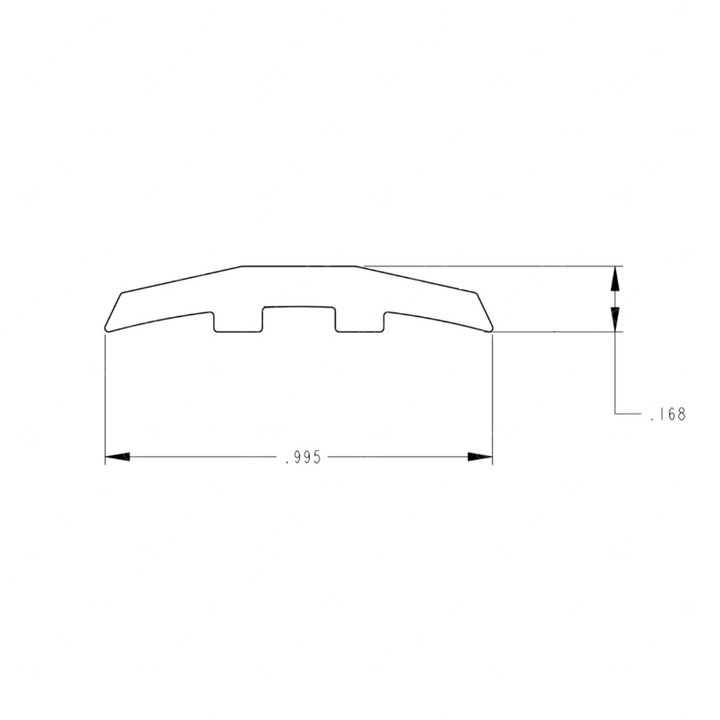 TBB 60003131 STRIP, COVER, AISLE, H