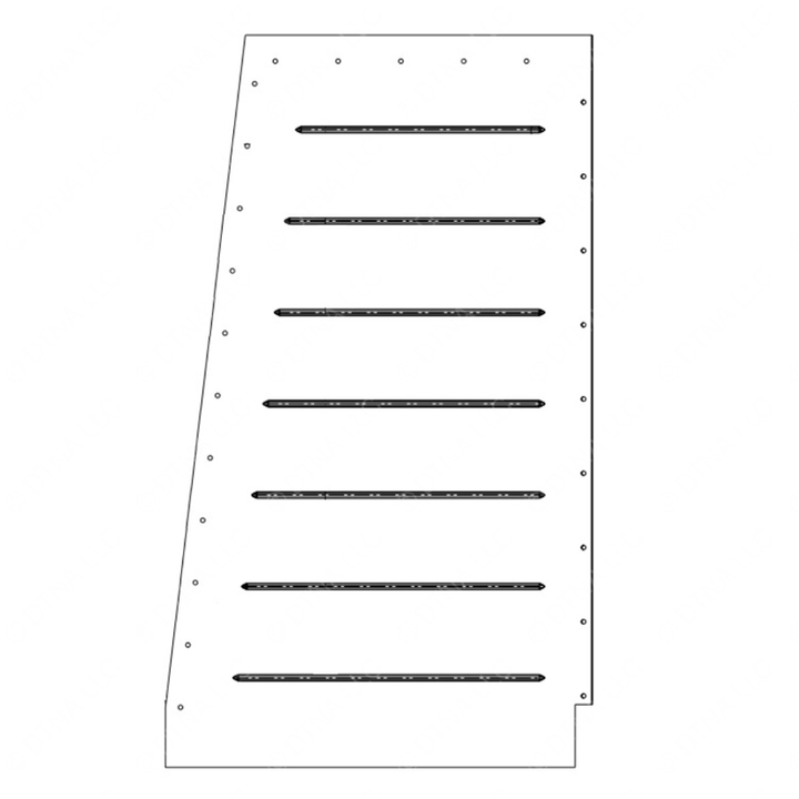 TBB 60641131 D-PANEL,REAR,INTERIOR 78HR,LEFT SIDE
