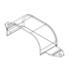 TBB 60641304 WDO HEADER TRIM CLIP CLOSED END SATIN