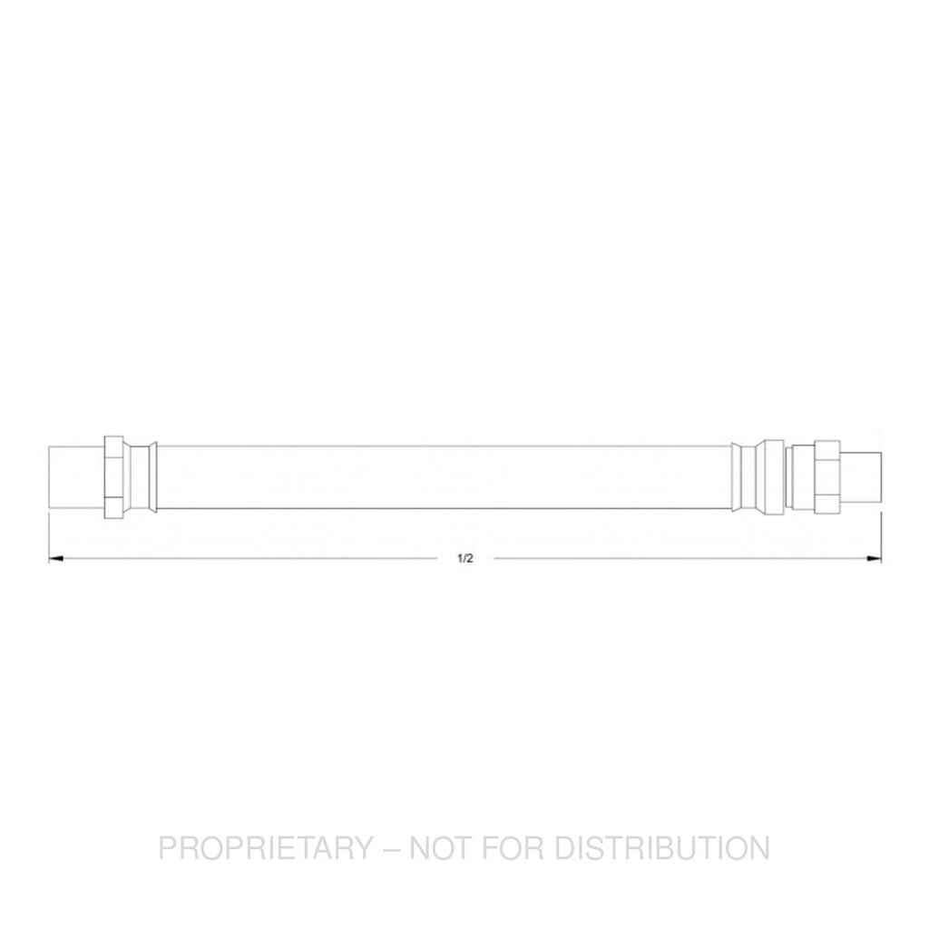 TBB 61131020 1/2IN HOSEASSY 1/2IN FIXEDEND & 3/8IN SW